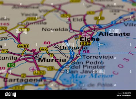 Map of orihuela spain hi-res stock photography and images - Alamy