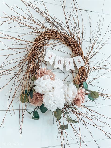 Tissue Paper Floral Wreath – Hallstrom Home