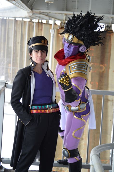 After a year of crafting, Star Platinum and Jotaro are done! It was so ...