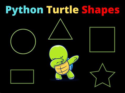 Python Turtle Shapes- Square, Rectangle, Circle - CopyAssignment