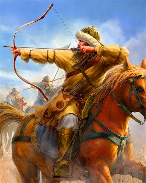 Mongol horse archer in battle | Ancient warriors, Horse archer, Mongol
