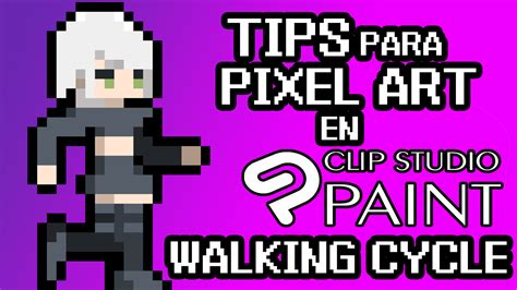 Tips and configuration to create a Walking Cycle - PixelArt “Pixel Art #1” by nunFalco - Make ...