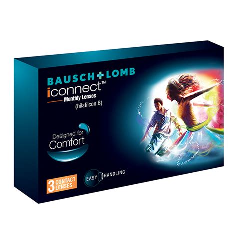 Buy Bausch & Lomb iConnect Monthly Contact Lens - 3 Lens/Box (-4.5) Online at Discounted Price ...