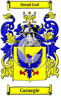 Carnegie Name Meaning, Family History, Family Crest & Coats of Arms