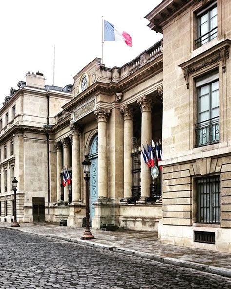 The French Parliament Building in Paris, France. Stock Image - Image of ...