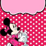 Minnie Cute Pink Invitation - Free Invitation Templates