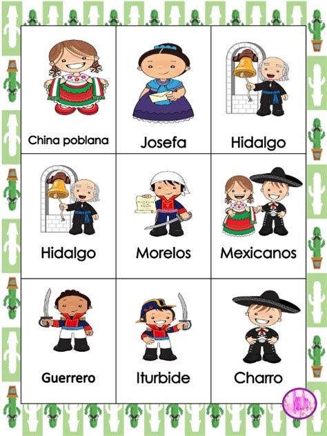 Fabulosa y educativa lotería de los personajes de la independencia de ...