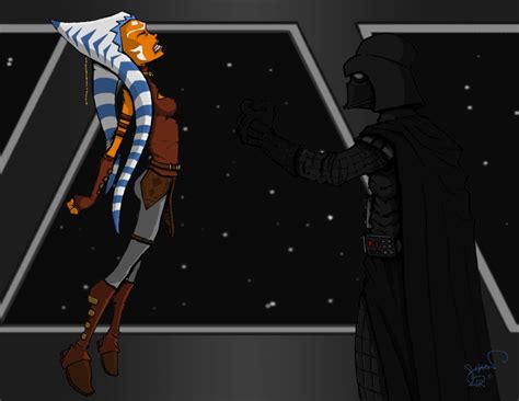 Darth Vader vs Ahsoka Tano by comicsarecool on DeviantArt