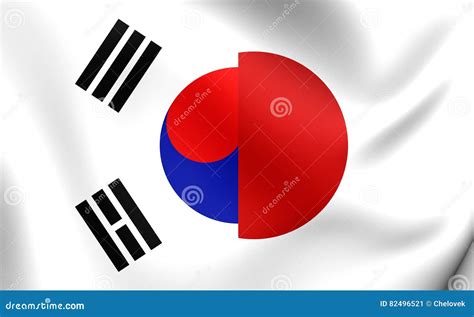 Flag of Japan and South Korea Stock Illustration - Illustration of ...