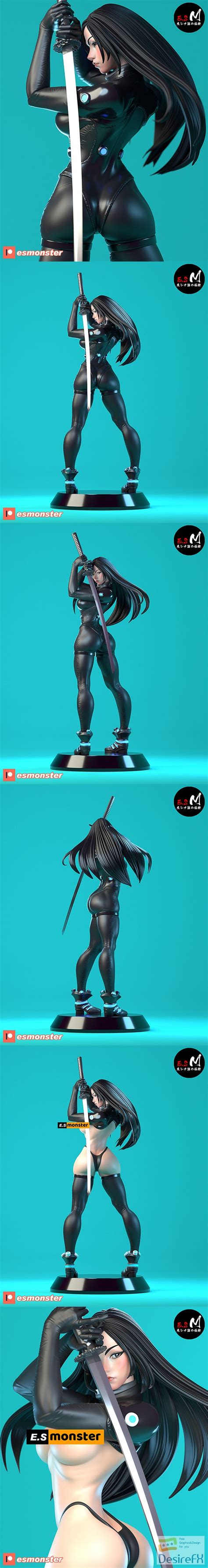 Download E.S Monster – Reika Shimohira – 3D Print - DesireFX.COM