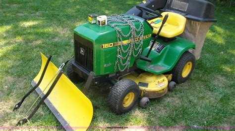 John Deere 160 lawn mower in Wamego, KS | Item B1406 sold | Purple Wave