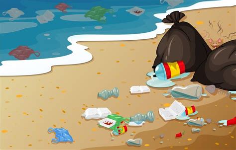 Ocean Pollution Vector Art, Icons, and Graphics for Free Download