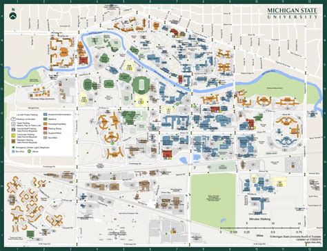 Michigan State University Campus Map - Map Of World