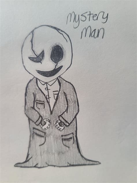 My drawing of Mystery Man I did a while back. : r/Undertale