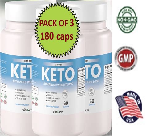 Keto Diet pills Advanced Weight Loss Fat Burner for Women & Men 180 ...