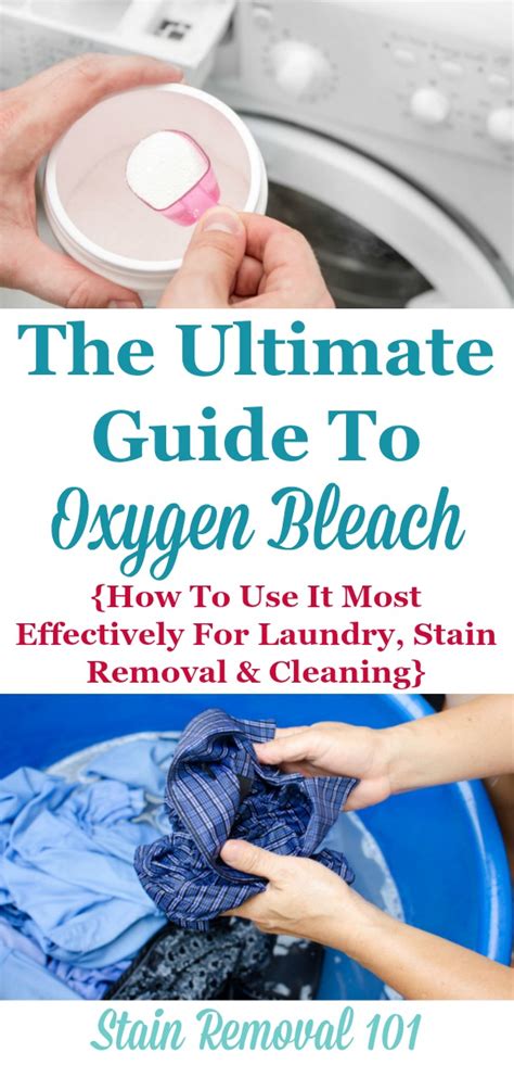 Ultimate Guide To Oxygen Bleach: Uses For Laundry, Stain Removal & Cleaning