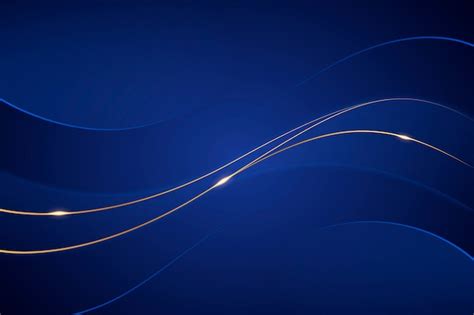 Free Vector | Luxury blue and golden background