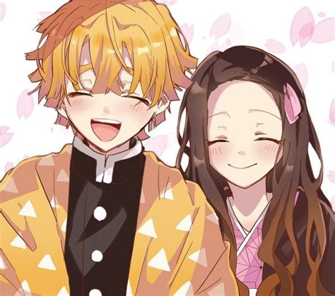 Zenitsu and Nezuko by reiterate_ : KimetsuNoYaiba