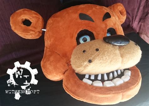 Freddy Fazbear Inspired Functional Full Head Bear Mask with | Etsy