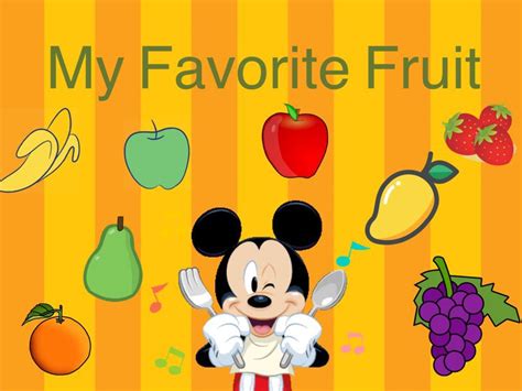 My Favorite Fruit Free Games online for kids in Preschool by Thais ...