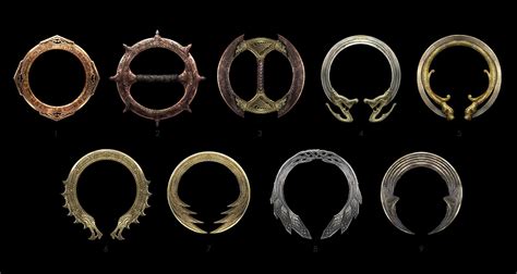 Valkyrie Chakram Designs - God of War Art Gallery