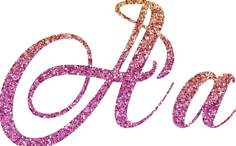 Rose Gold Glitter Alphabet Cursive Font Glitter Alphabet - Etsy