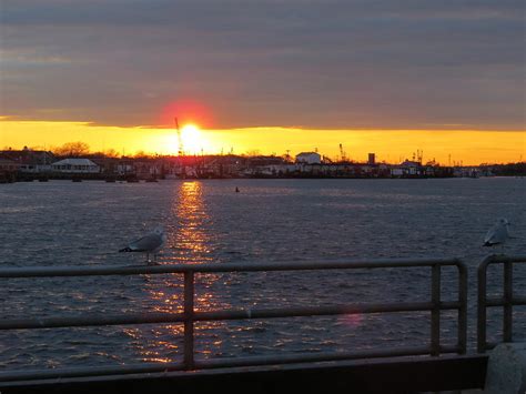 Sunset at the Manasquan Inlet Photograph by Melinda Saminski - Fine Art America