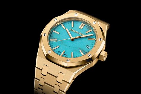 Introducing The Turquoise Audemars Royal Oak 37mm 15550BA | Flipboard