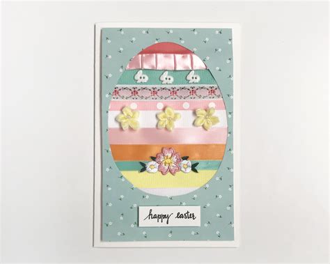 Easter Egg Card - ButtonLovers.com/BLOG