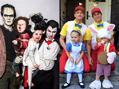 All of Neil Patrick Harris and David Burtka's Family Halloween Costumes ...