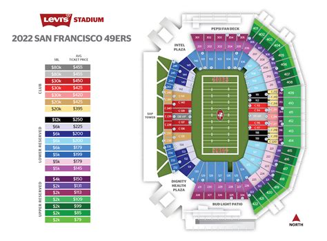 Levi's® Stadium Seating Map - Levi's® Stadium