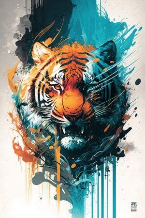 Epic Tiger Roar Poster - Vikingviews