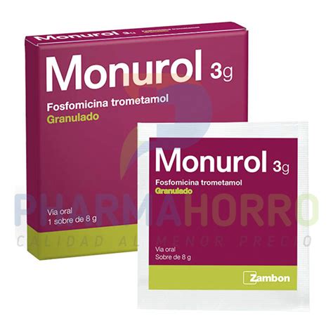 MONUROL 3G SOBRE - Farmacia PharmAhorro