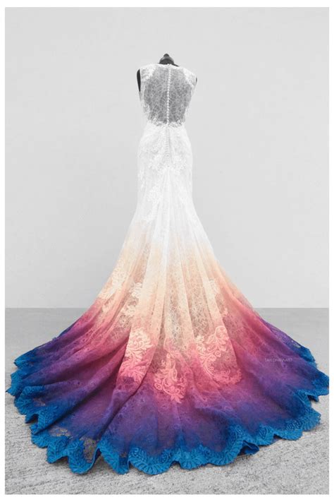 Canvas Bridal | Dye wedding dress, Cute prom dresses, Ball gowns