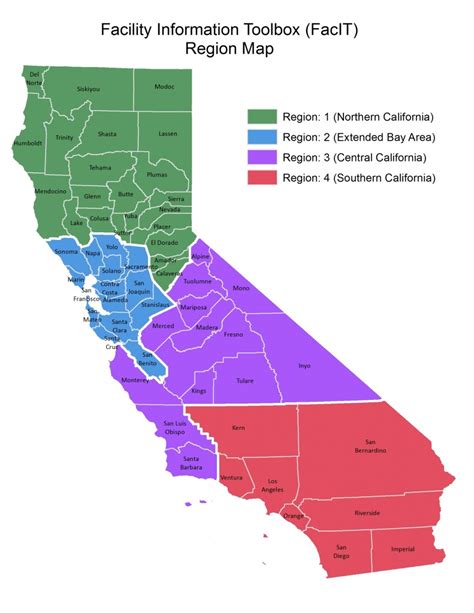 Southern California Counties Map