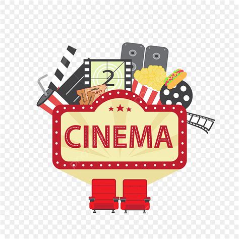 Cinema Illustration Vector Art PNG, Cinema Vector Illustration, Cinema Clipart, Icon, Cinema PNG ...