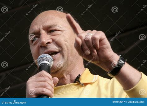 Basescu President of Romania Editorial Photography - Image of event ...