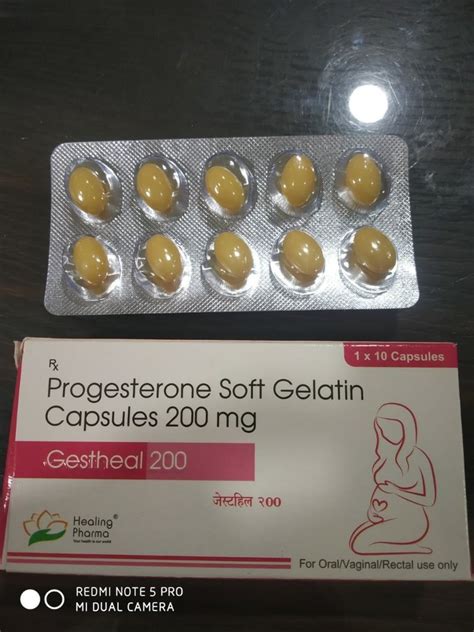 Progesterone 200 Mg Capsule, Packaging Type: Strip at Rs 100/strip in ...