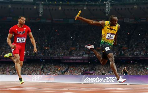 est100 一些攝影(some photos): Bolt / Usain Bolt Jamaica, Last Run, men's 4x100-meter relay, World ...