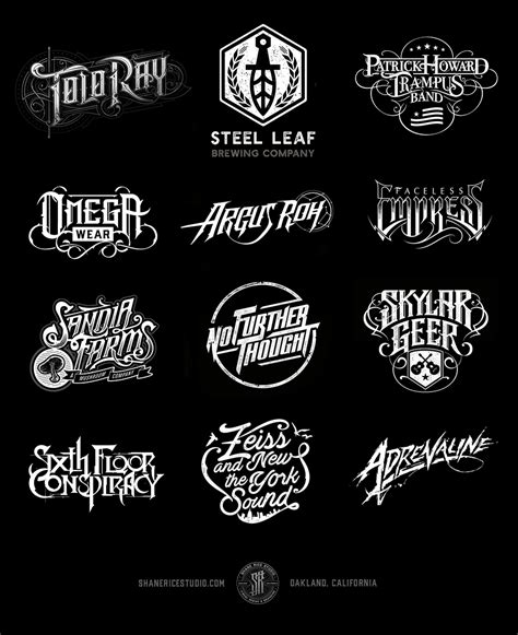 Shane Rice Studio | Band Logo Design and Lettering