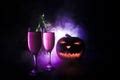 Image of scary halloween lantern | CreepyHalloweenImages