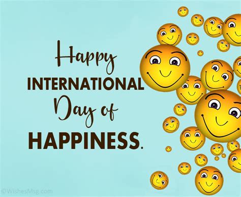 International Day of Happiness Messages and Quotes | WishesMsg