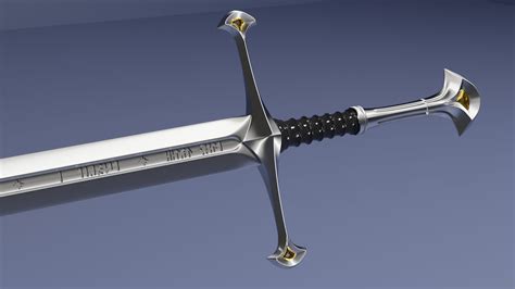 Aragorn's Sword Shard of Narsil Before It Became Anduril 3D Printed - craibas.al.gov.br