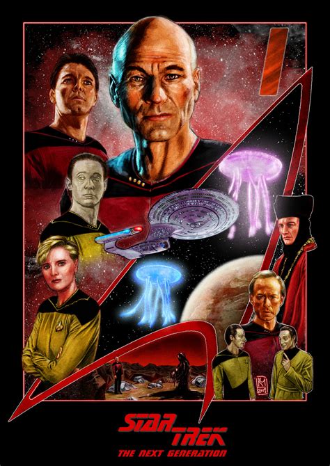 Star Trek: The Next Generation/Picard Collection | Poster By Kmadden2004