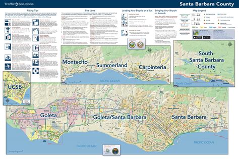 Santa Barbara County Bike Map – Traffic Solutions