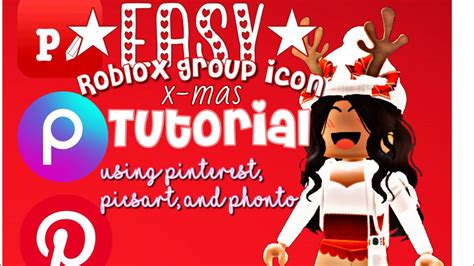 *EASY* Roblox Group Icon tutorial 🎄🎅 - YouTube