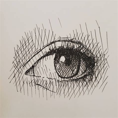 sketchy eye drawing by Apriccot | Doodle Addicts