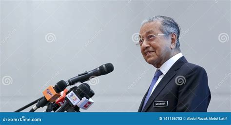 Malaysia Prime Minister Mahathir Mohamad Editorial Stock Photo - Image ...