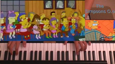 The Simpsons Theme Song - Piano - YouTube