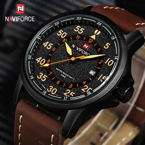 Aliexpress.com : Buy NAVIFORCE Mens Watches Top Brand Luxury Quartz Watch Men Waterproof Sport ...